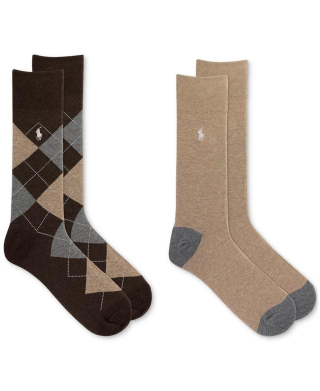 Polo Ralph Lauren Mens Argyle Slack Socks, 2-Pack Product Image