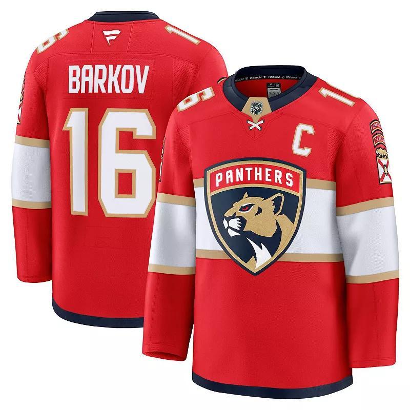 Mens Fanatics Aleksander Barkov Red Florida Panthers Home Premium Jersey Product Image