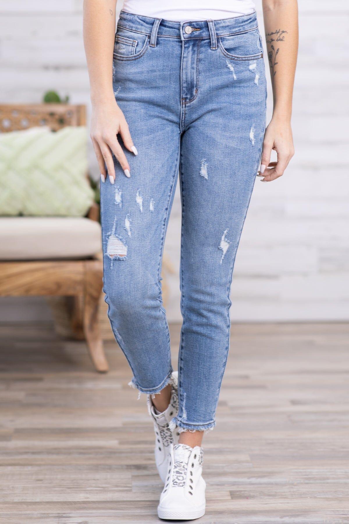 Judy Blue Mineral Wash Relaxed Fit Jeans Product Image