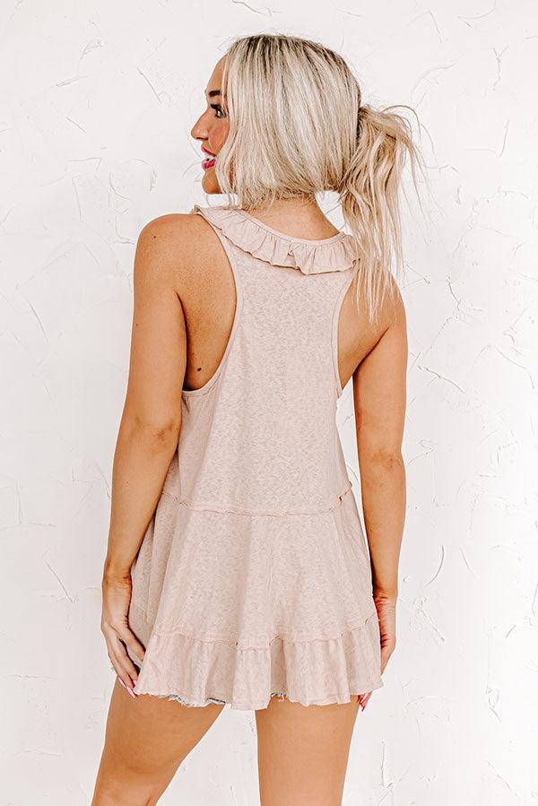 Sunshine Needed Shift Top In Warm Taupe Product Image