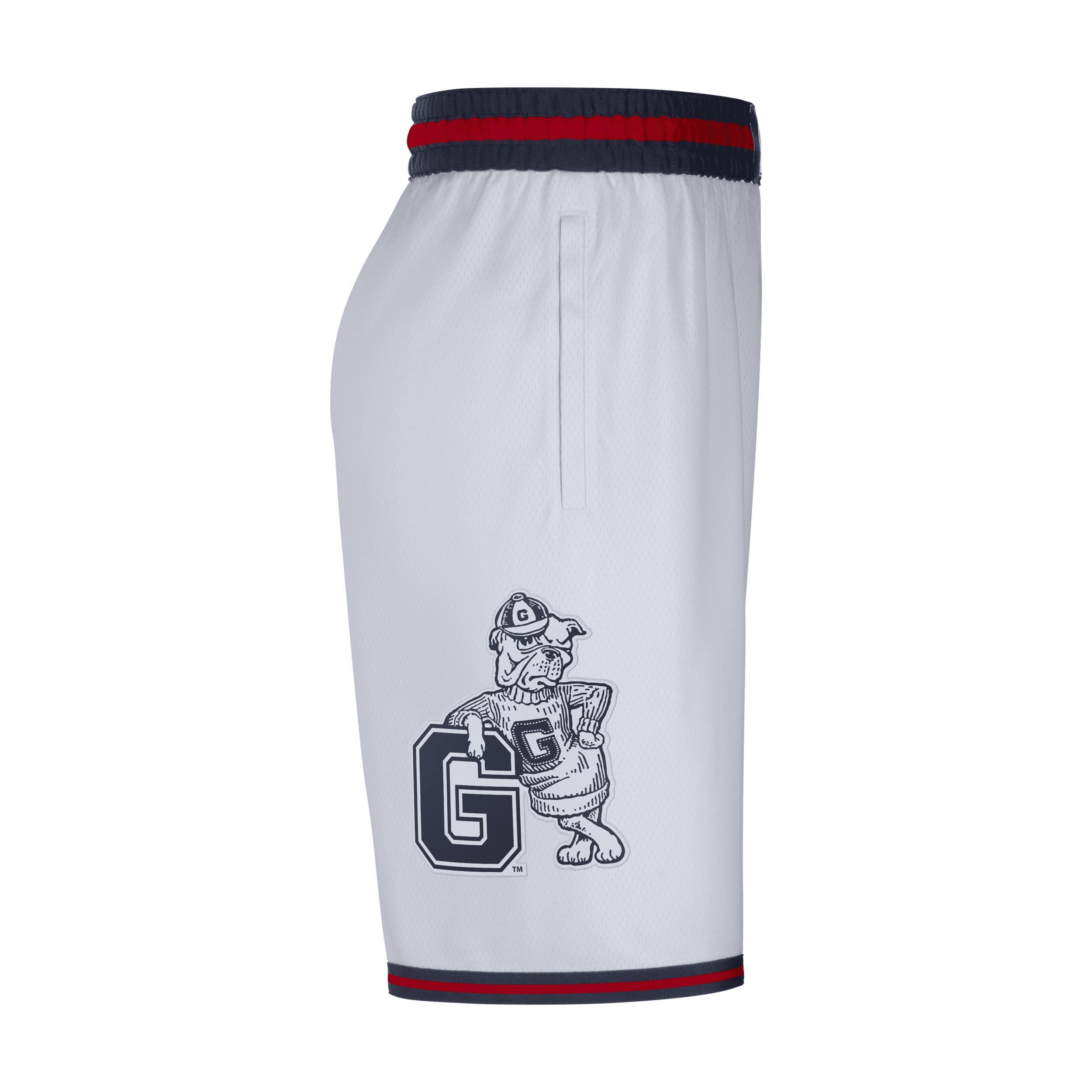 Mens Nike White Gonzaga Bulldogs Limited Basketball Performance Shorts Product Image