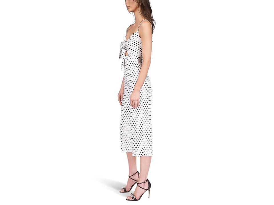 MICHAEL Michael Kors Woven Classic Polka Dotted V-Neck Sleeveless Chain Strap Jumpsuit -  L Product Image