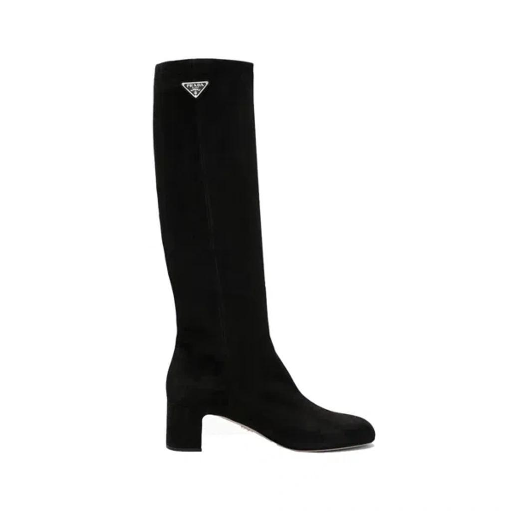 Suede Boots In Black product image