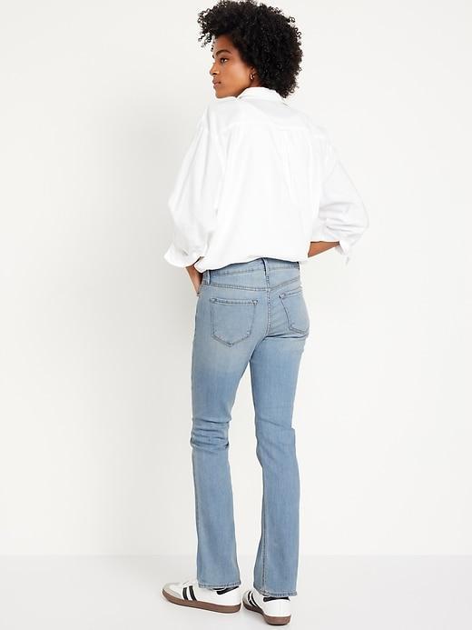 Mid-Rise Wow Boot-Cut Jeans Product Image