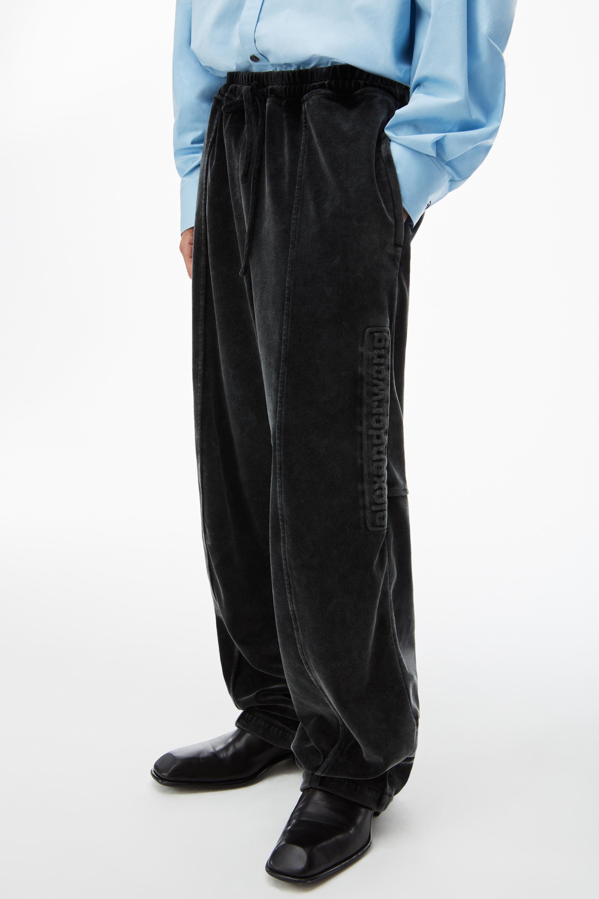 Logo Track Pant In Velour Product Image