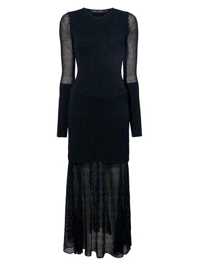 Womens Anita Long-Sleeve Knit Maxi Dress Product Image