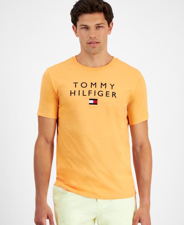 Men's Stacked Tommy Logo Crewneck T-Shirt Product Image