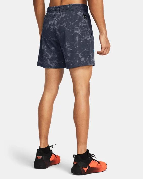 Mens Project Rock Rival Terry Printed Shorts Product Image