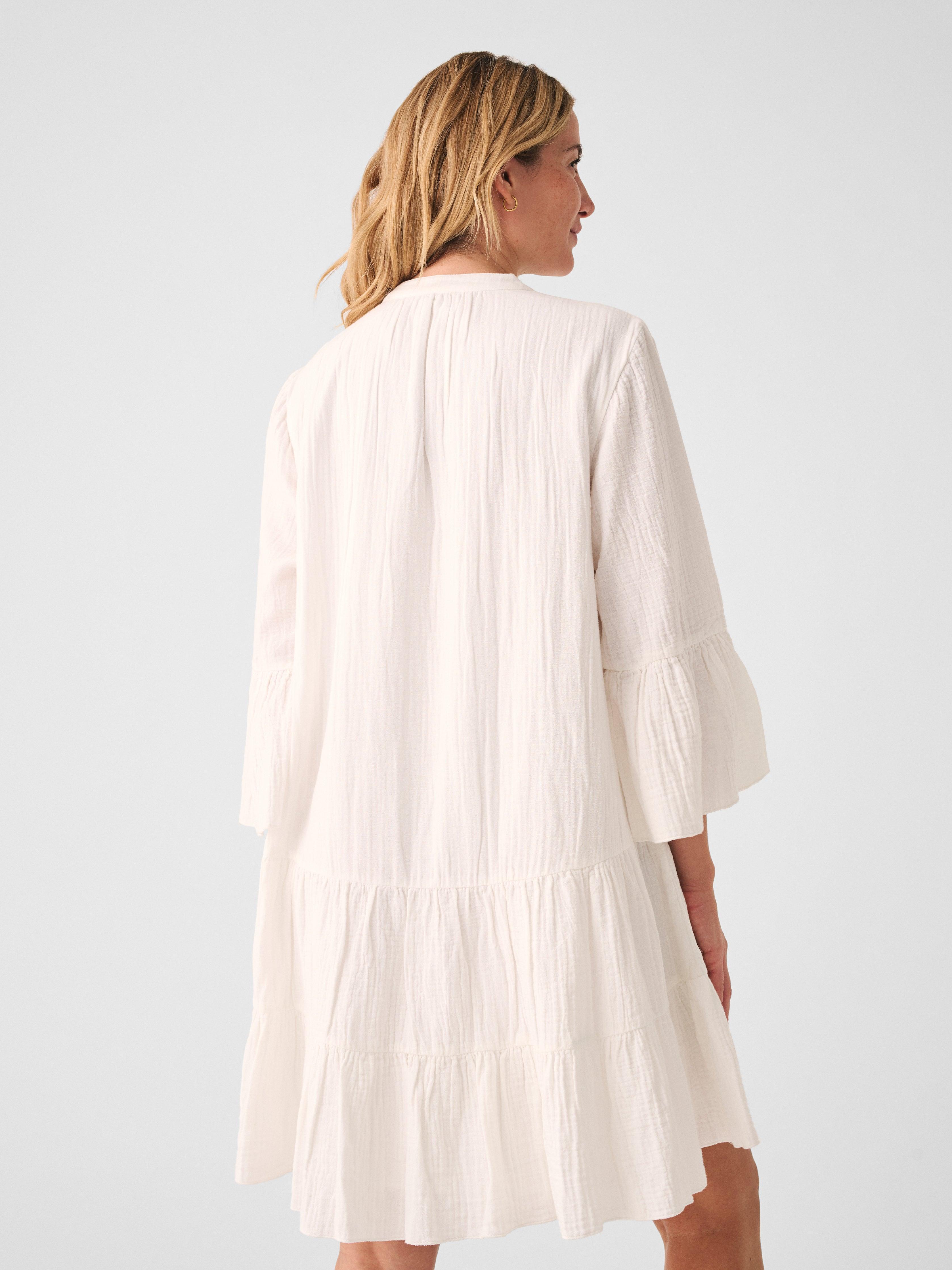 Dream Cotton Gauze Kasey Dress - White Female Product Image