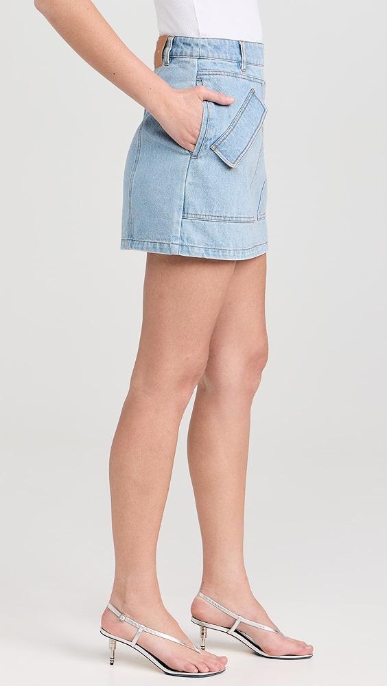 AKNVAS Cherry Denim Skirt | Shopbop Product Image