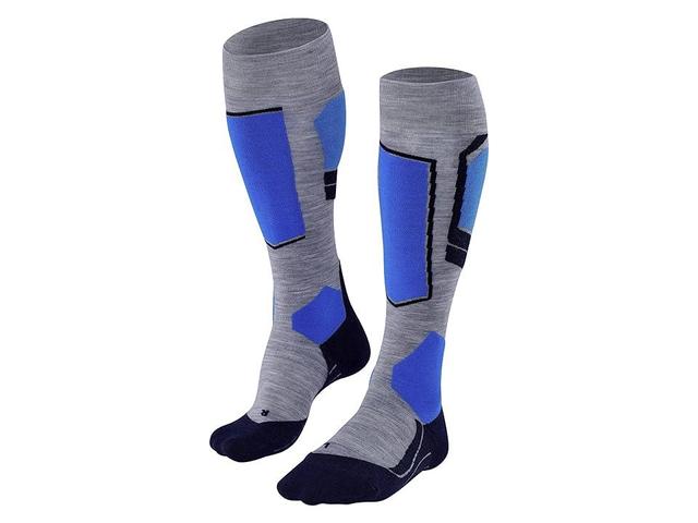 Falke SK4 Knee High Ski Socks (Light Grey) Men's Knee High Socks Shoes Product Image