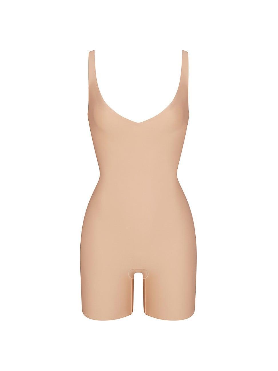 Womens Body Plunge Mid-Thigh Bodysuit Product Image