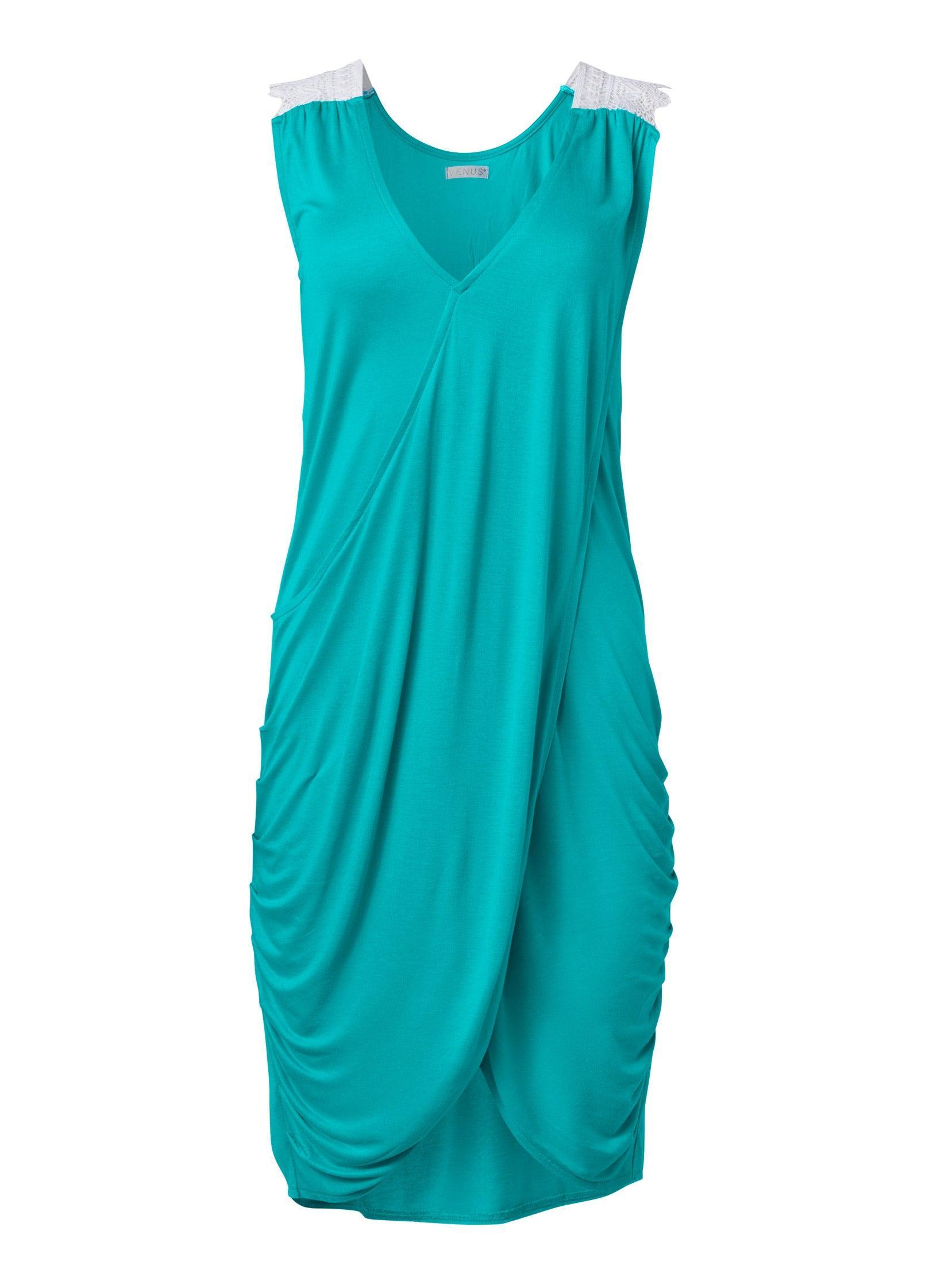 Overlay Cover-Up Dress - Aqua Reef Product Image