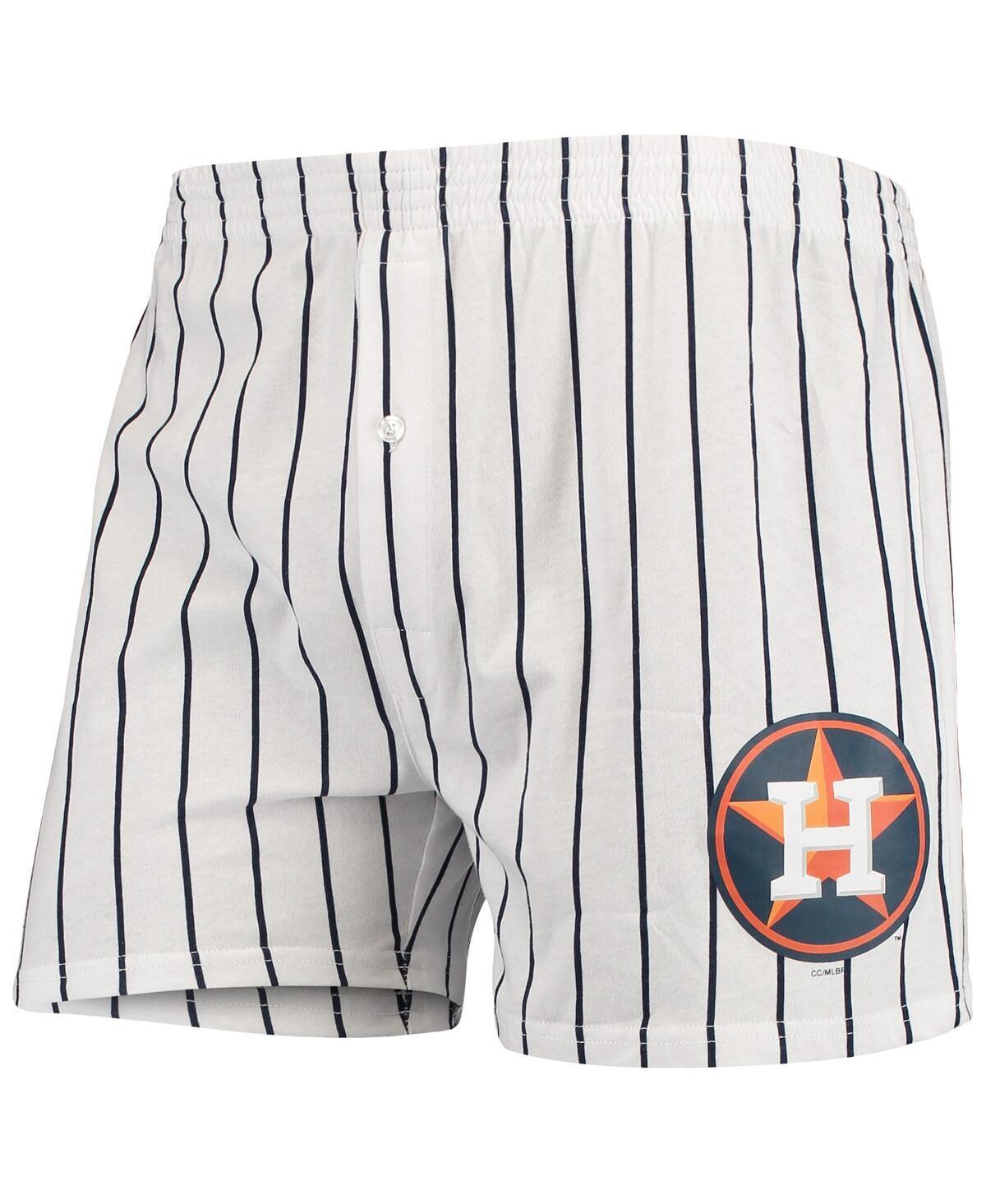 Mens Concepts Sport White Houston Astros Vigor Boxer Shorts Product Image