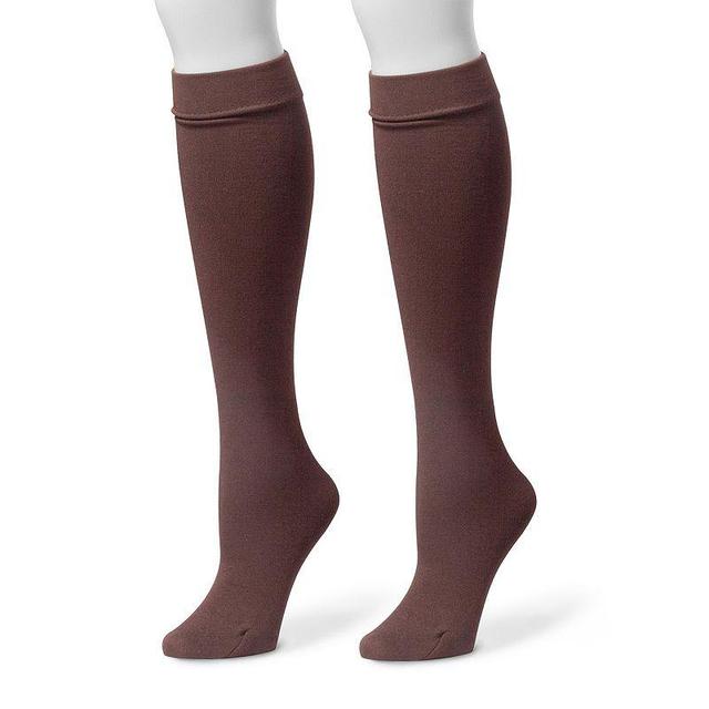 Womens MUK LUKS Fleece-Lined Knee-High Socks Product Image