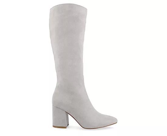 Journee Collection Tru Comfort Foam Womens Ameylia Knee High Boots Ivory Product Image