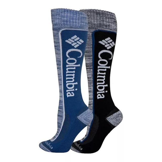 Womens Columbia 2-pack Thermolite Color Block Knee High Ski Socks Product Image