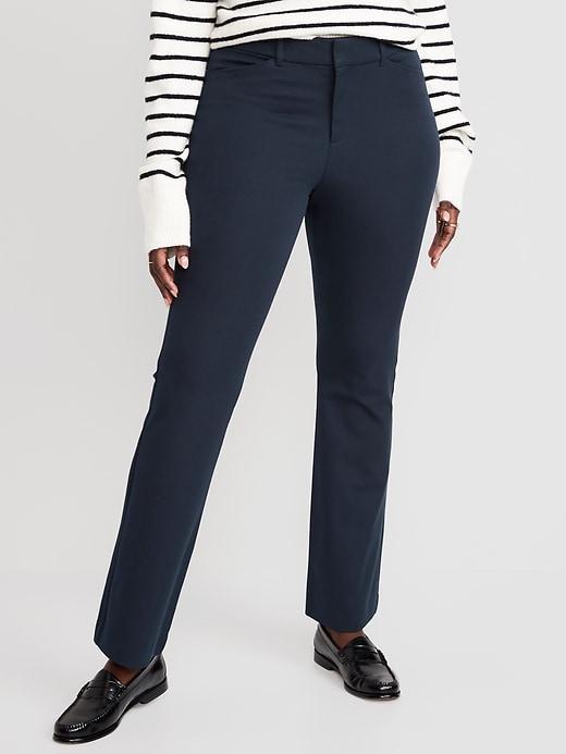 High-Waisted Pixie Flare Pants Product Image