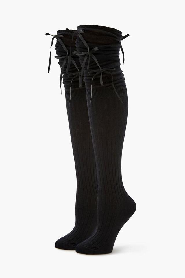 Bow Over-the-Knee Socks | Forever 21 Product Image