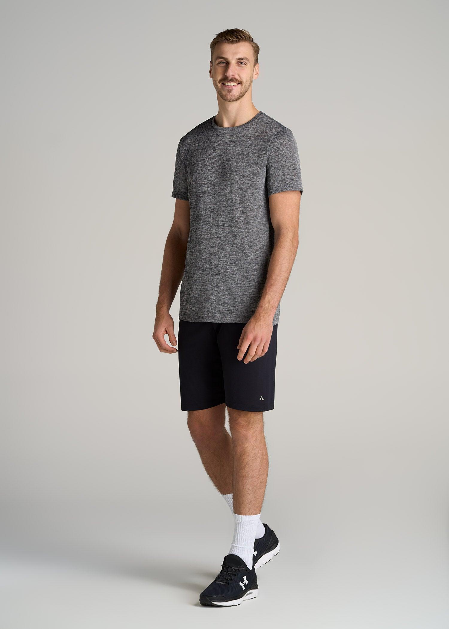 A.T. Performance MODERN-FIT Athletic Jersey Tall Tee in Grey Mix Product Image