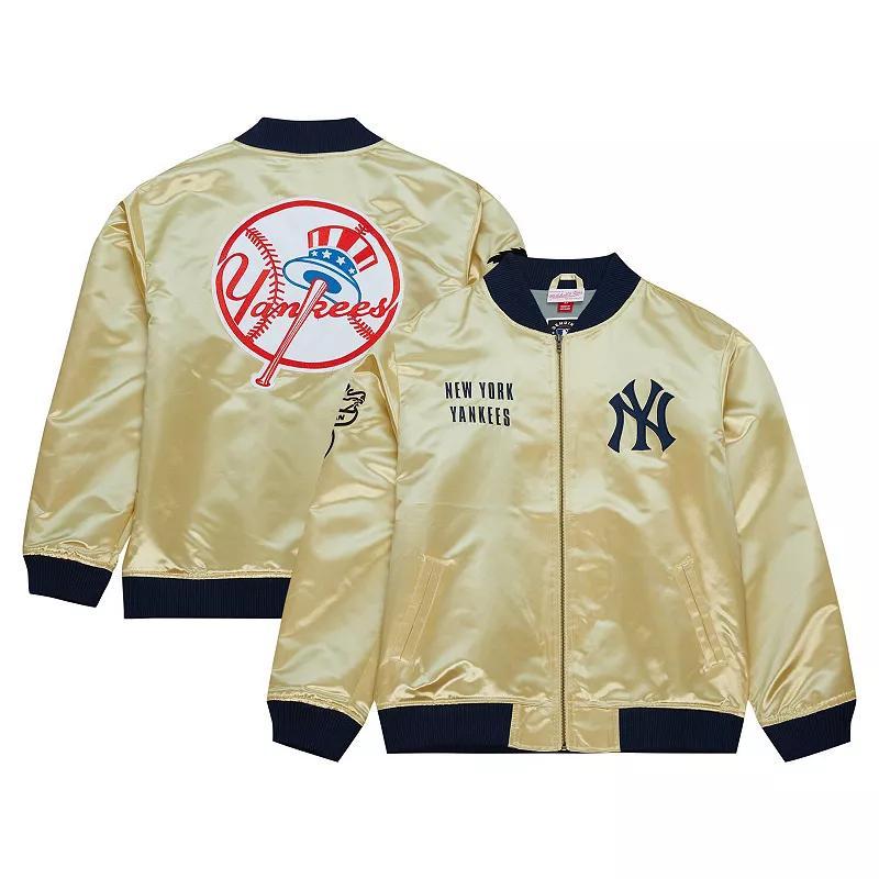 Mens Mitchell & Ness New York Yankees OG 2.0 Lightweight Satin Full-Zip Jacket Product Image