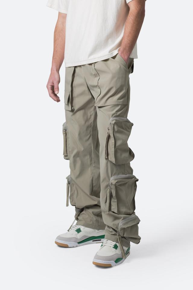 Multi Pocket Drawcord Pants - Olive Product Image