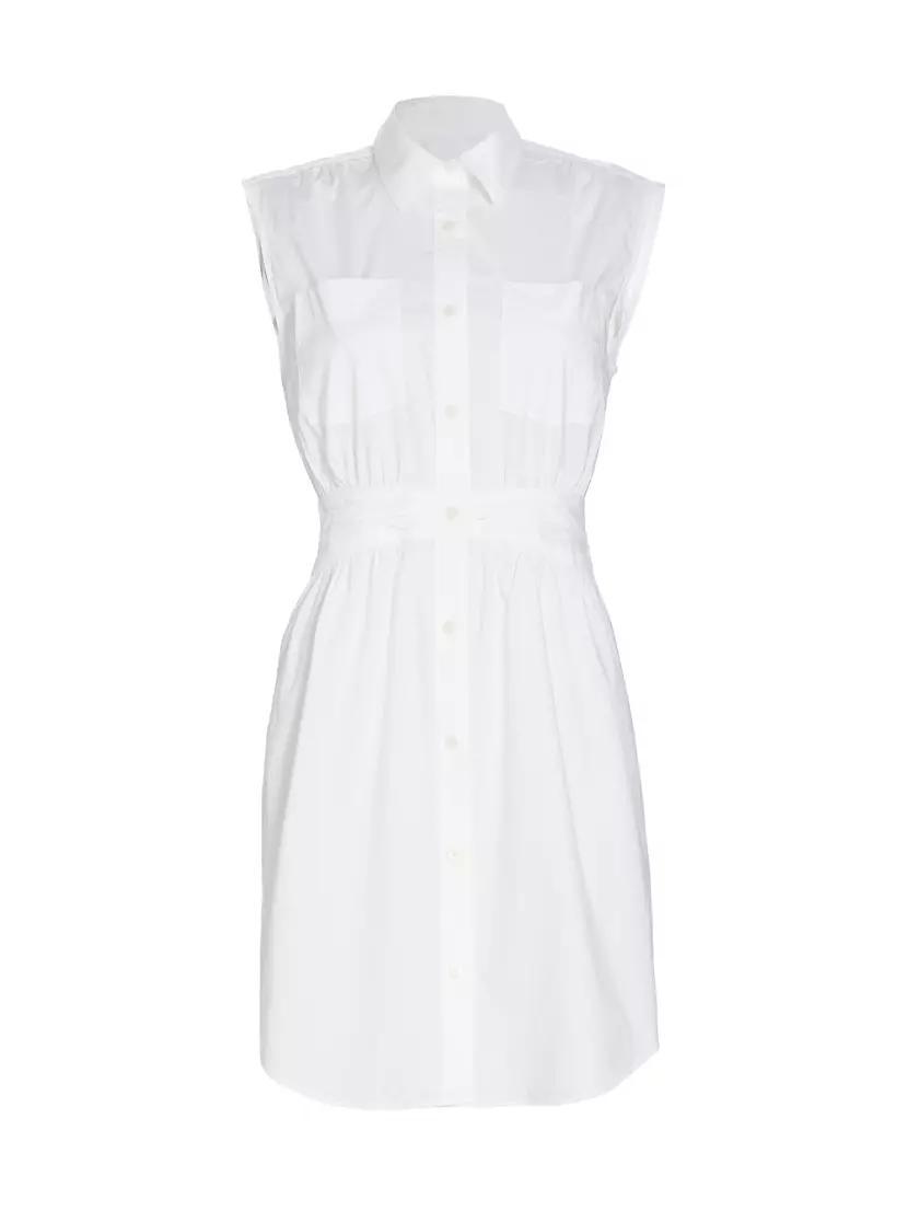 Womens Cora Sleeveless Shirtdress Product Image