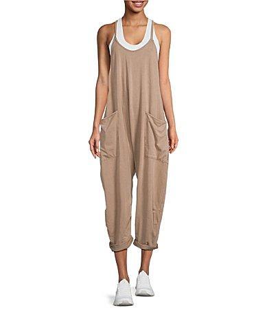 Free People FP Movement Sleeveless Scoop Neck Ankle Length Patch Pocket Hot Shot Onesie Product Image