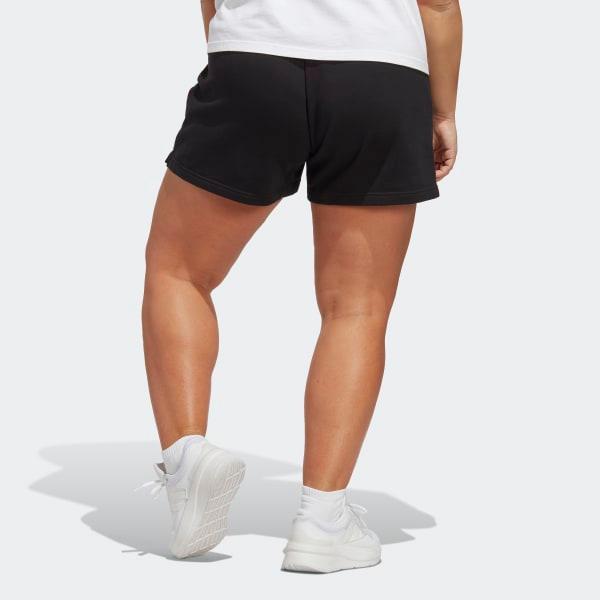 Essentials Linear French Terry Shorts (Plus Size) Product Image