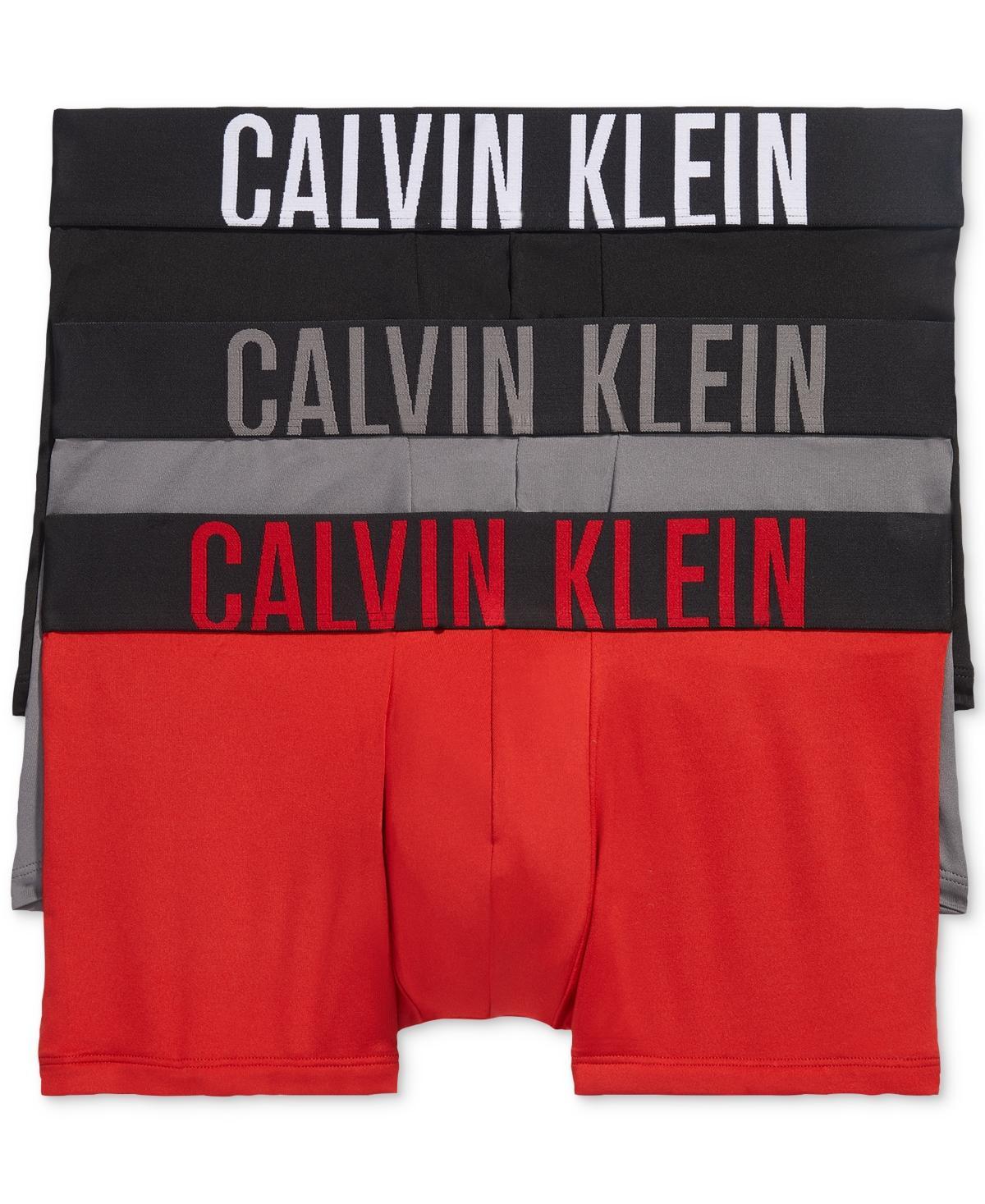 Calvin Klein Mens Intense Power Micro 3-Pack Low Rise Trunk - Multi - M Product Image