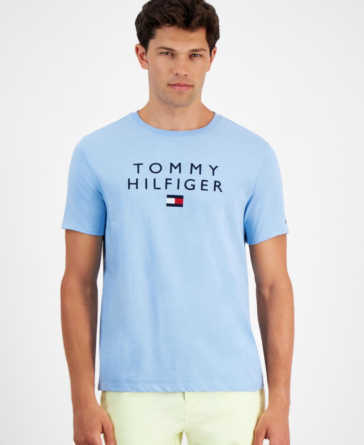 Men's Stacked Tommy Logo Crewneck T-Shirt Product Image