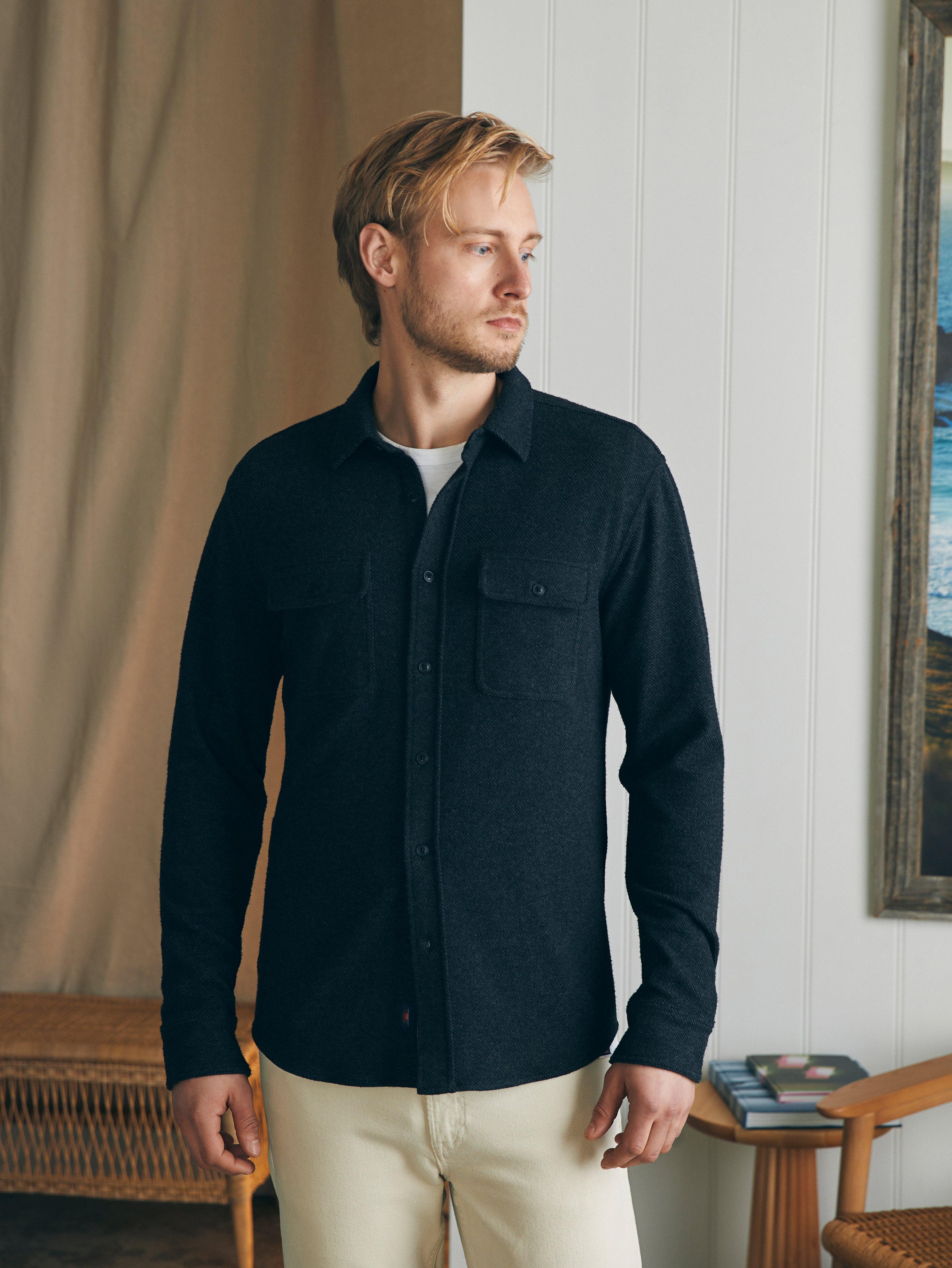 Legend™ Sweater Shirt (Tall) - Heathered Black Twill Male Product Image