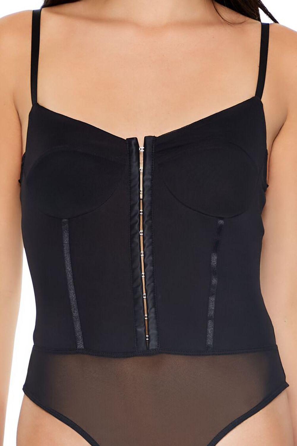 Mesh Corset Cami Bodysuit | Forever 21 Product Image