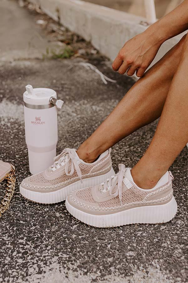 The Sean Platform Sneaker In Blush Product Image