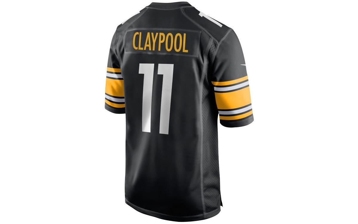 Nike Pittsburgh Steelers Mens Game Jersey - Chase Claypool - Black Product Image