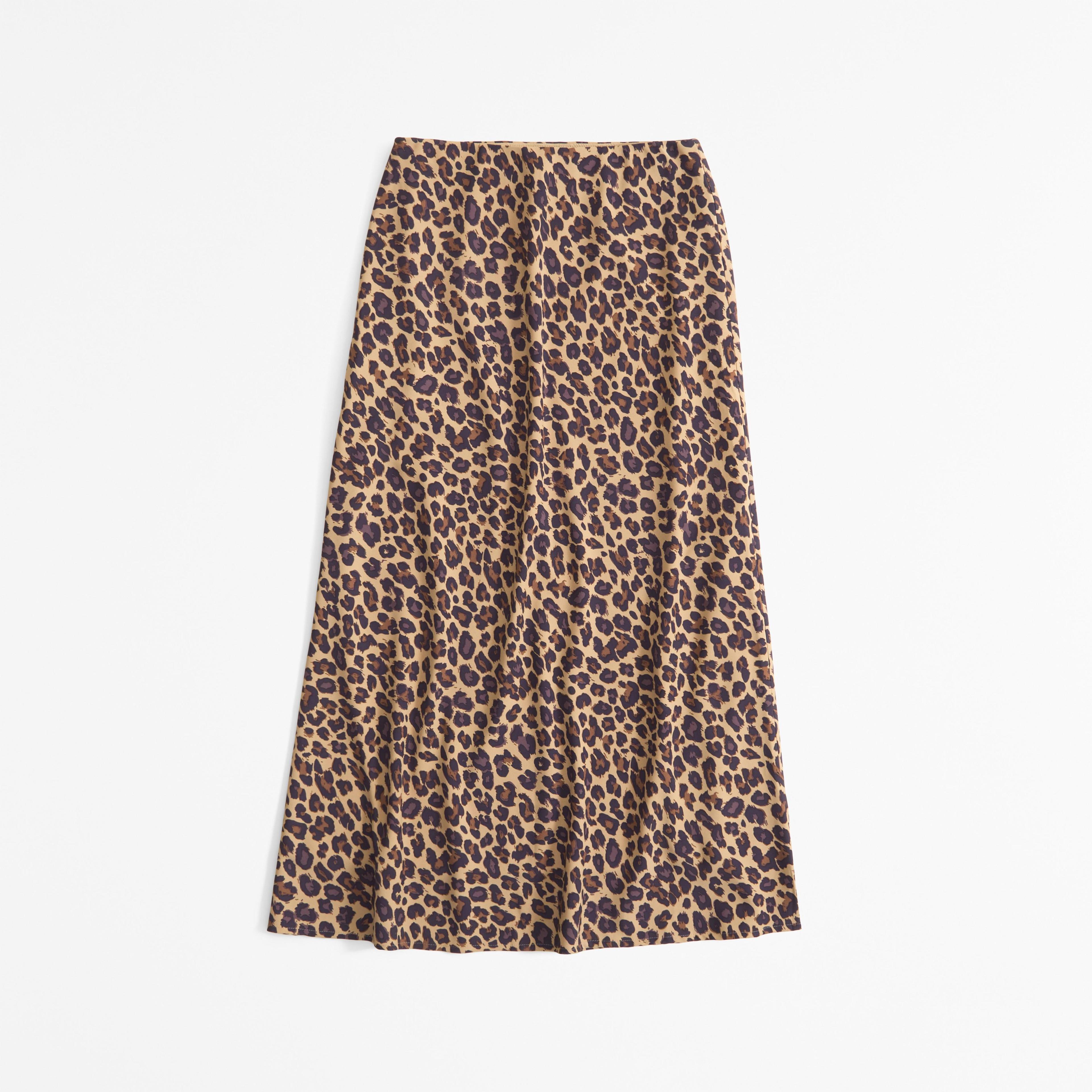 Mid Rise Pattern Maxi Skirt Product Image