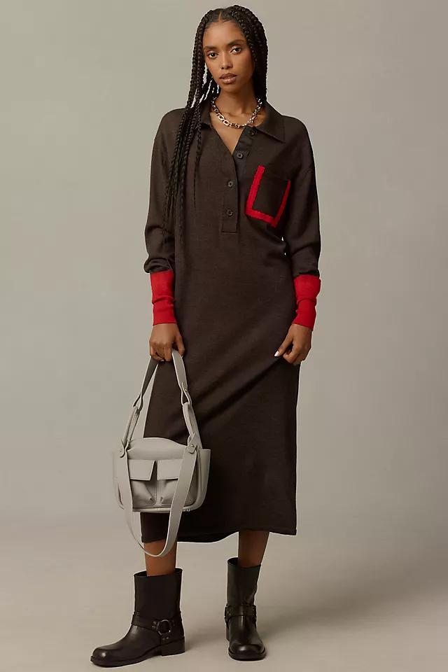 Beatrice .b Collared Wool Midi Dress Product Image