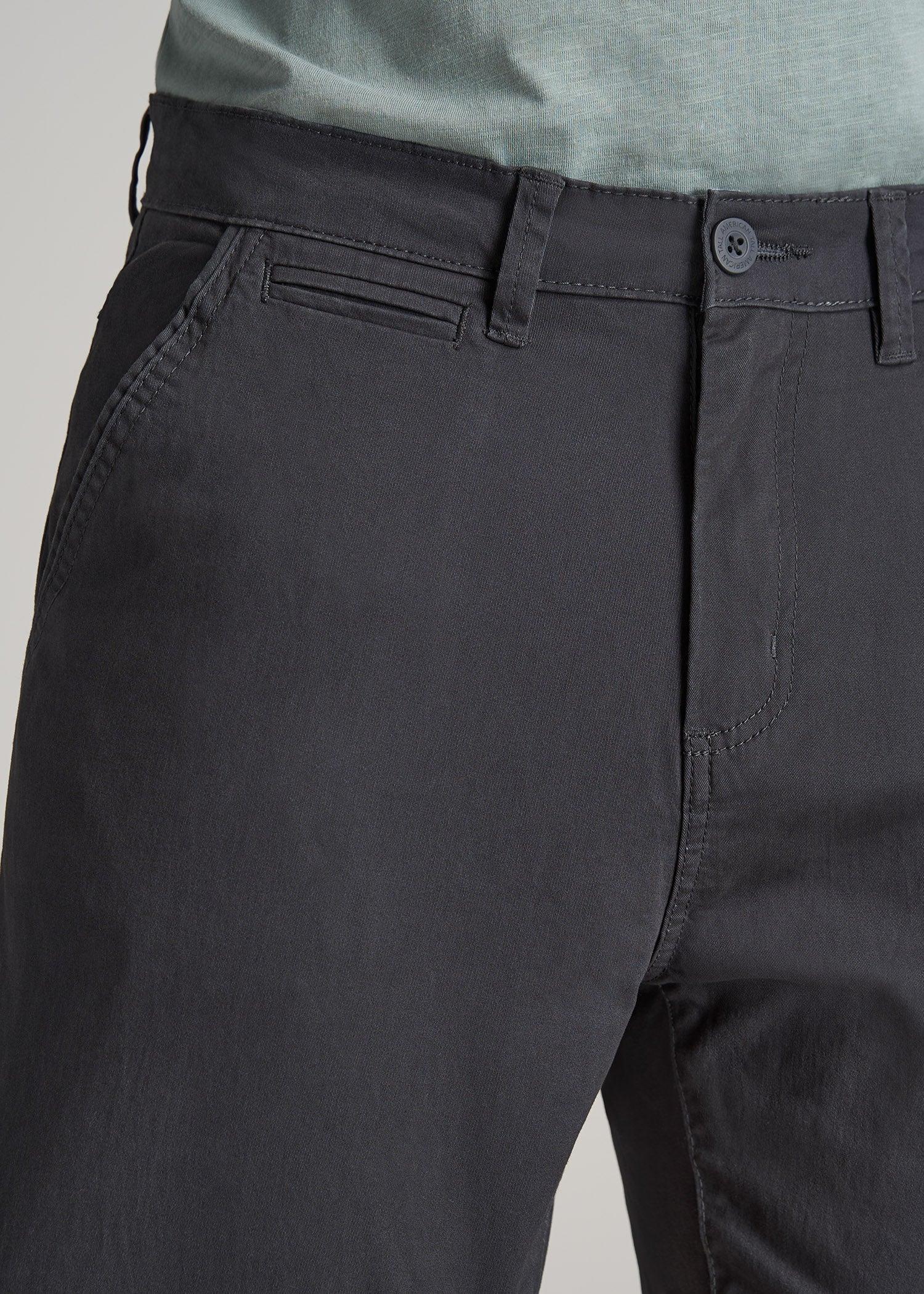 J1 STRAIGHT Leg Chinos in Iron Grey - Pants for Tall Men Product Image