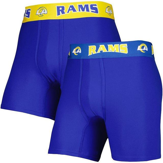 Mens Concepts Sport Royal/Gold Los Angeles Rams 2-Pack Boxer Briefs Set Product Image