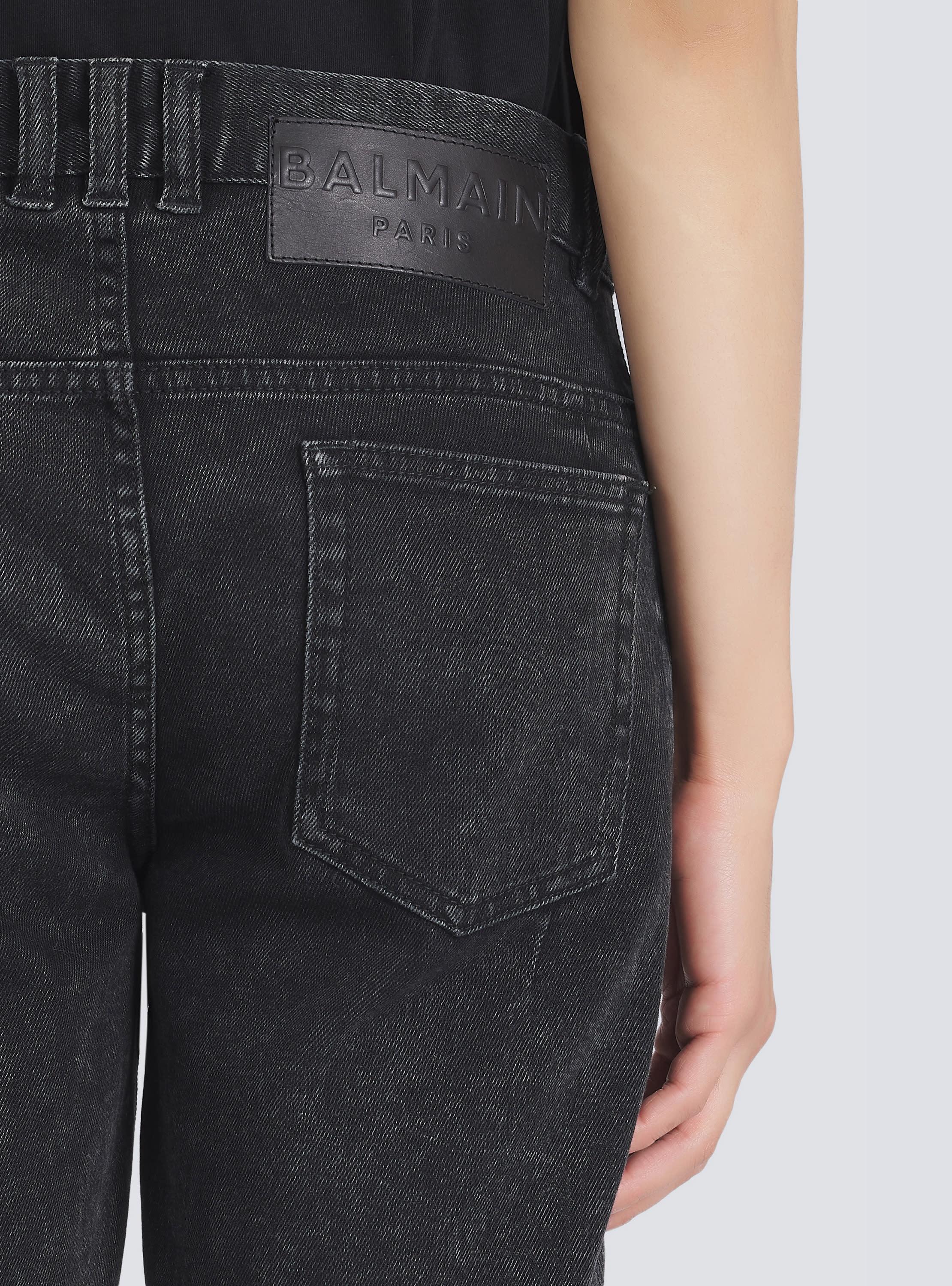 Slim cut cotton jeans Product Image