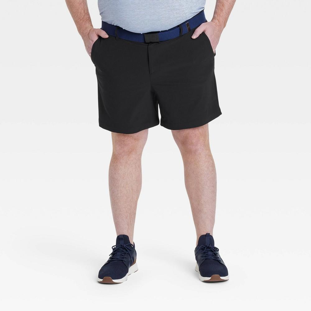 Mens Big Golf Shorts 7 - All In Motion Black 46 Product Image