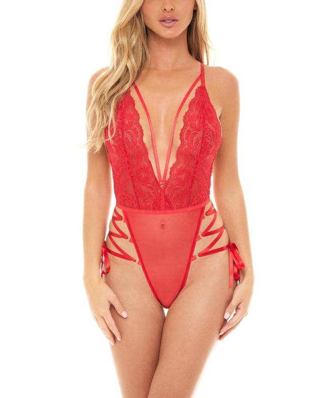 Oh La La Cheri Sloane Soft Cup Mesh & Lace Teddy Product Image