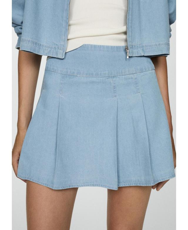 Mango Womens Denim Mini-Skirt Product Image