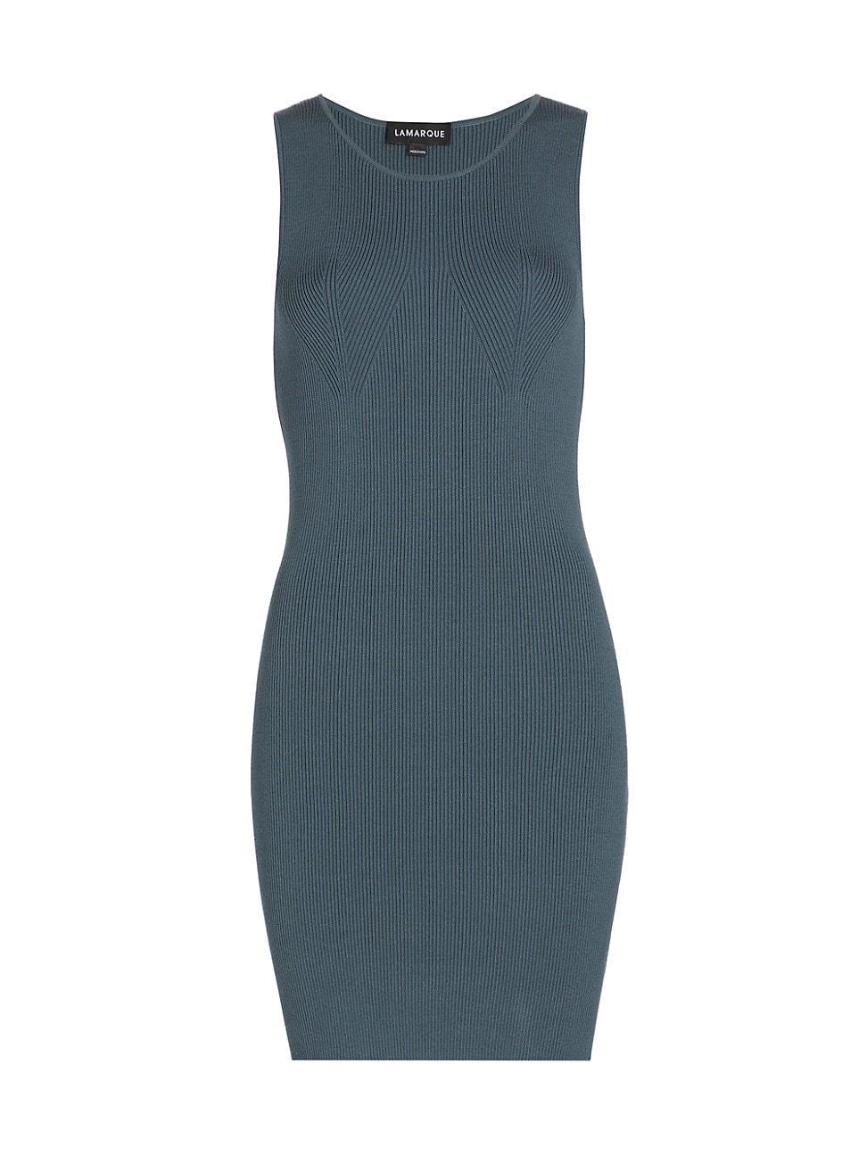 Womens Rib-Knit Tank Body-Con Dress Product Image