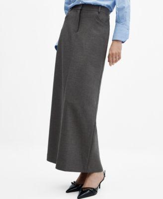 Mango Womens Slit Long Skirt product image