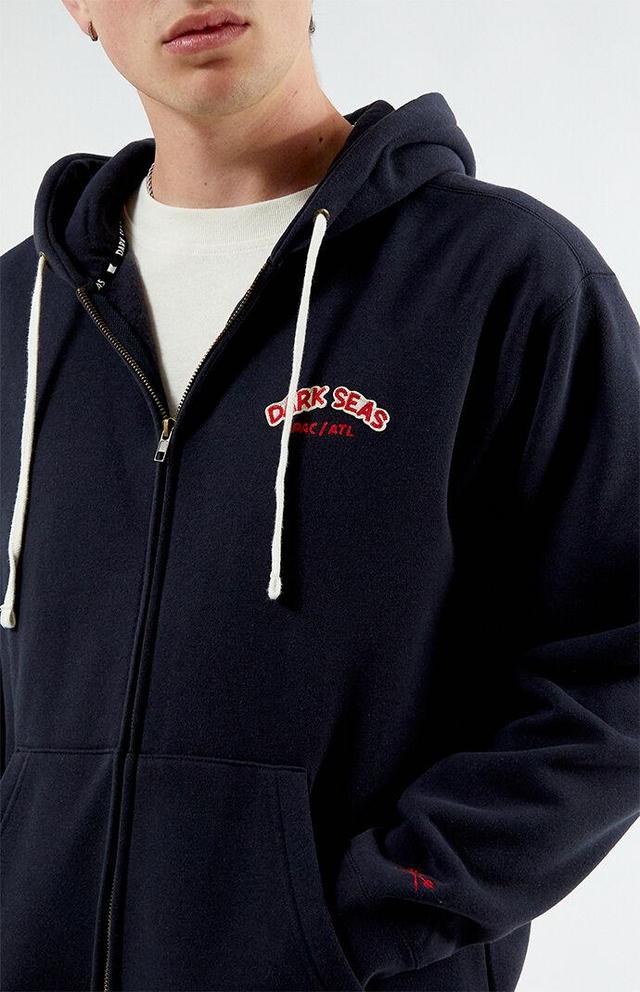 Dark Seas Men's Salud Heavyweight Full Zip Hoodie Product Image