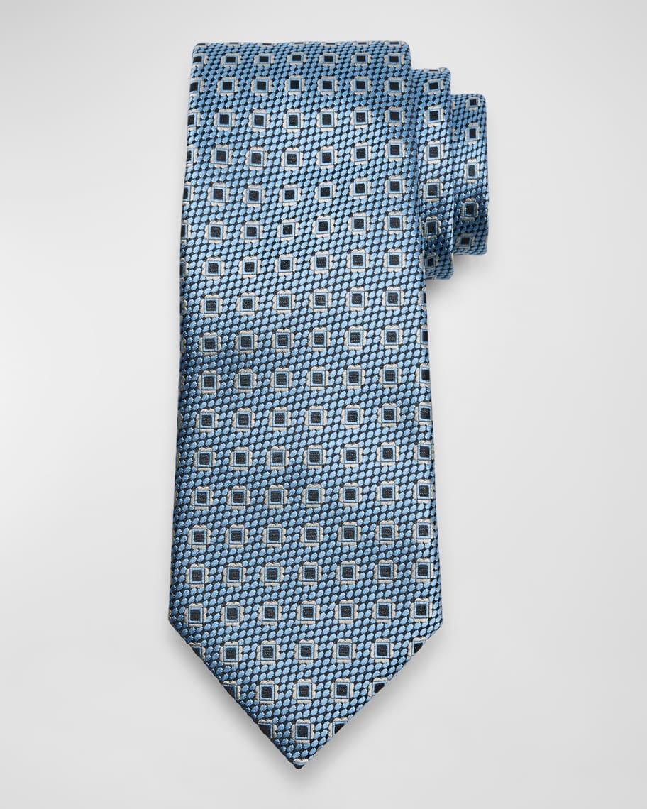 Men's Fancy Boxes Silk Tie Product Image