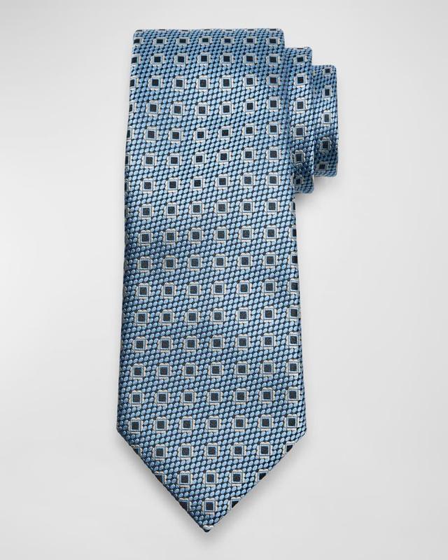 Men's Fancy Boxes Silk Tie Product Image