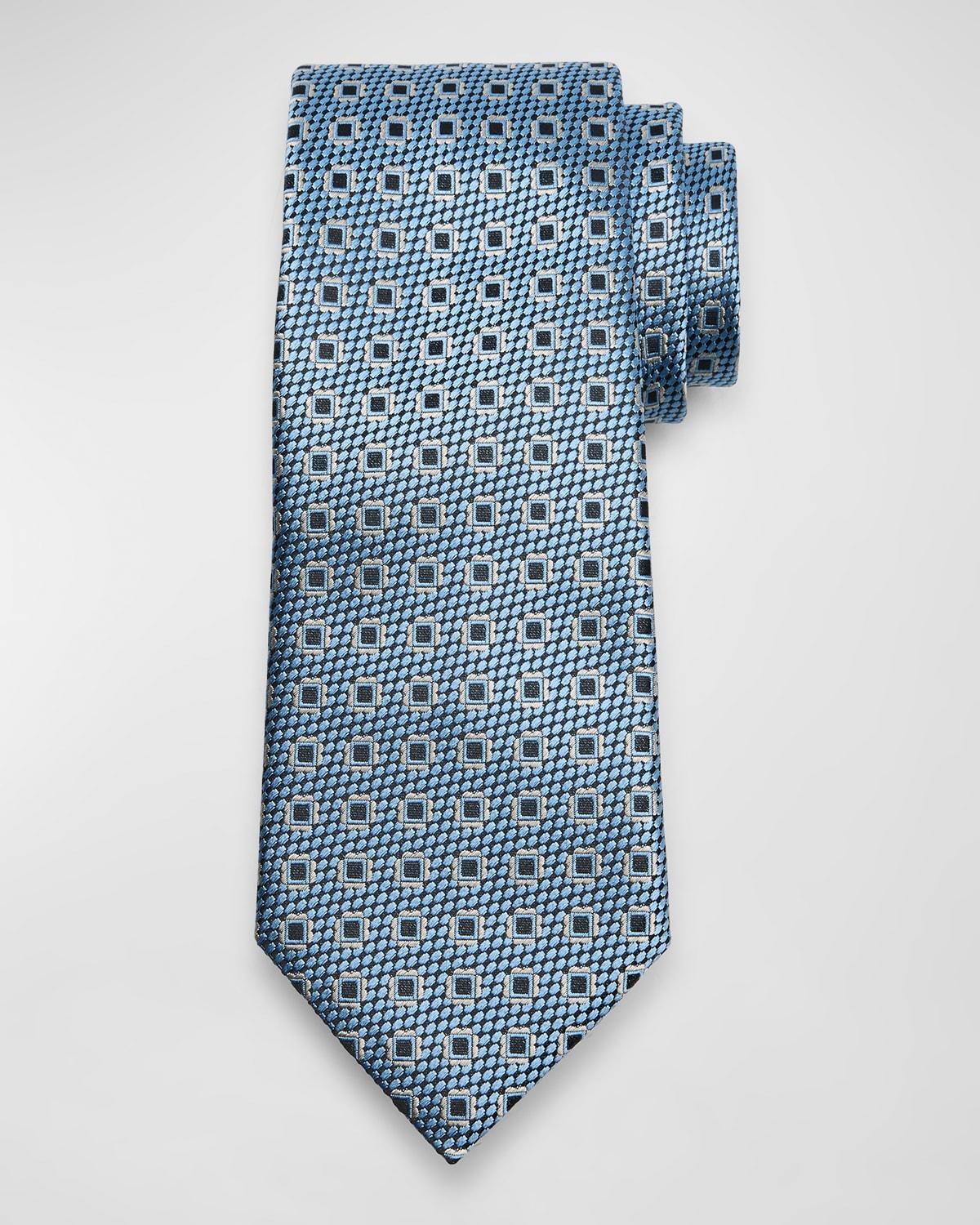 Mens Fancy Boxes Silk Tie Product Image