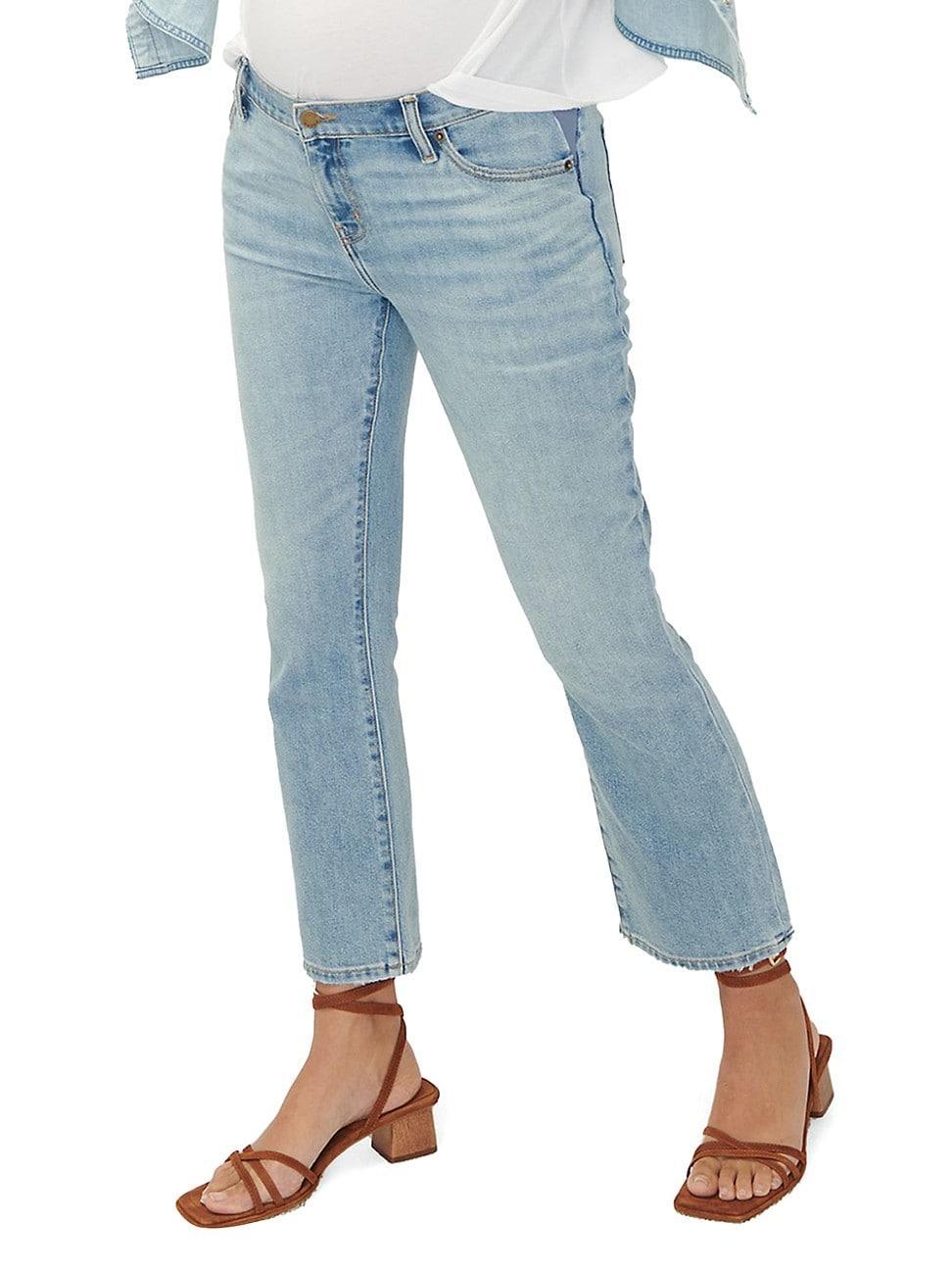 Womens The Under the Bump Crop Maternity Jeans Product Image